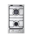 ELBA 30 cm Built-in Gas Hob with 2 Burners and Enamelled Support