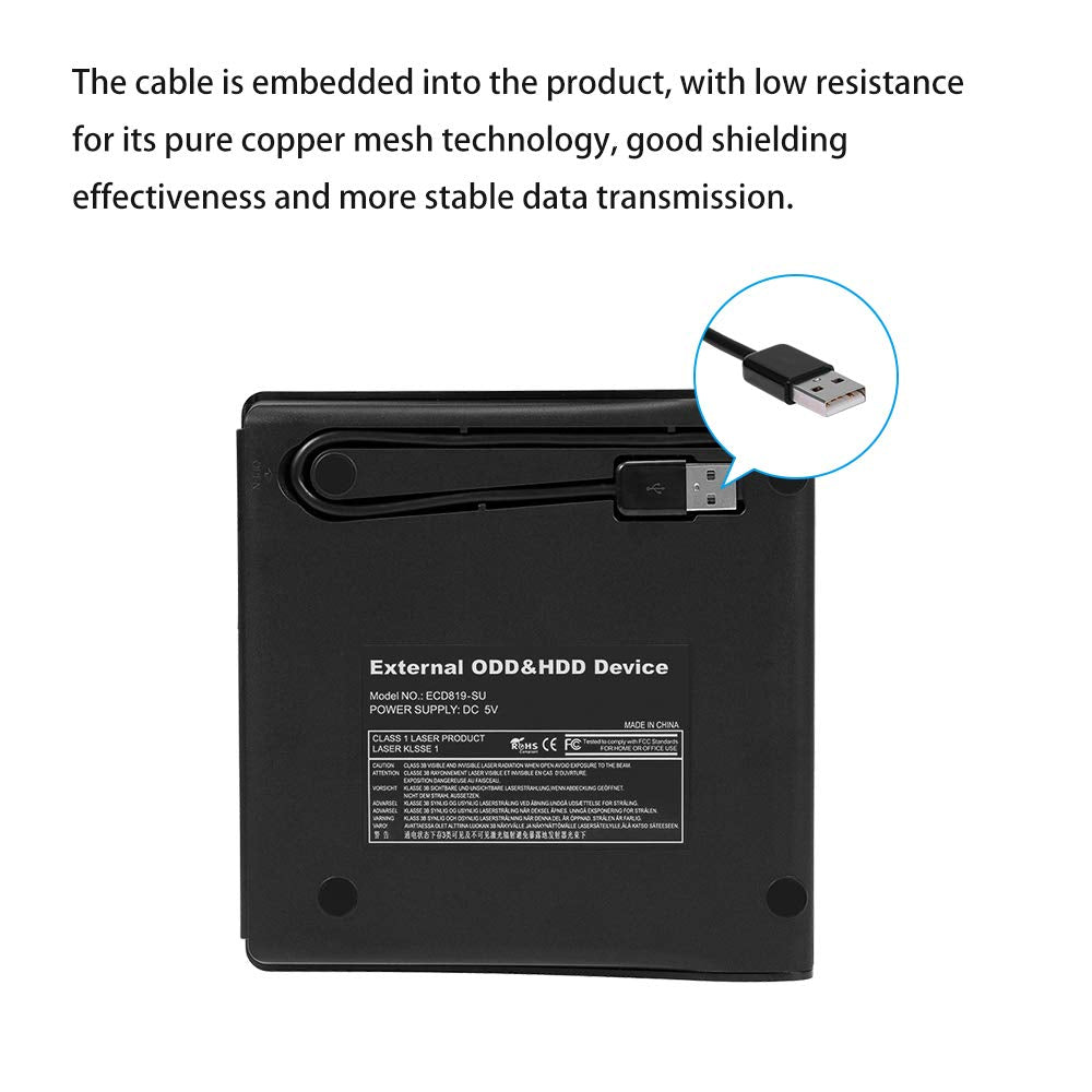 Pop-up Mobile External DVD-RW