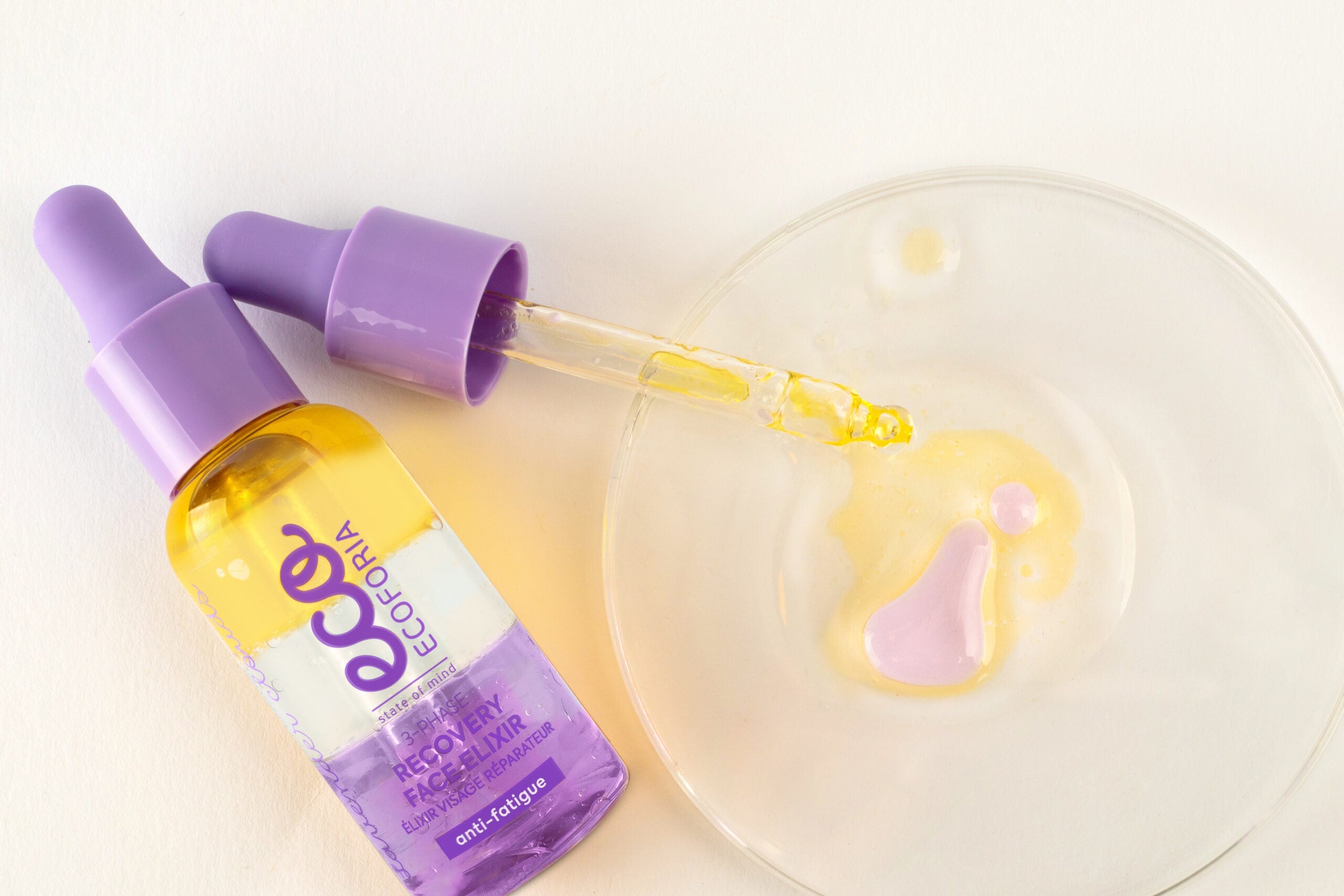 Ecoforia 3-Phase Face Elixir – Lavender Recovery Serum | 30ml