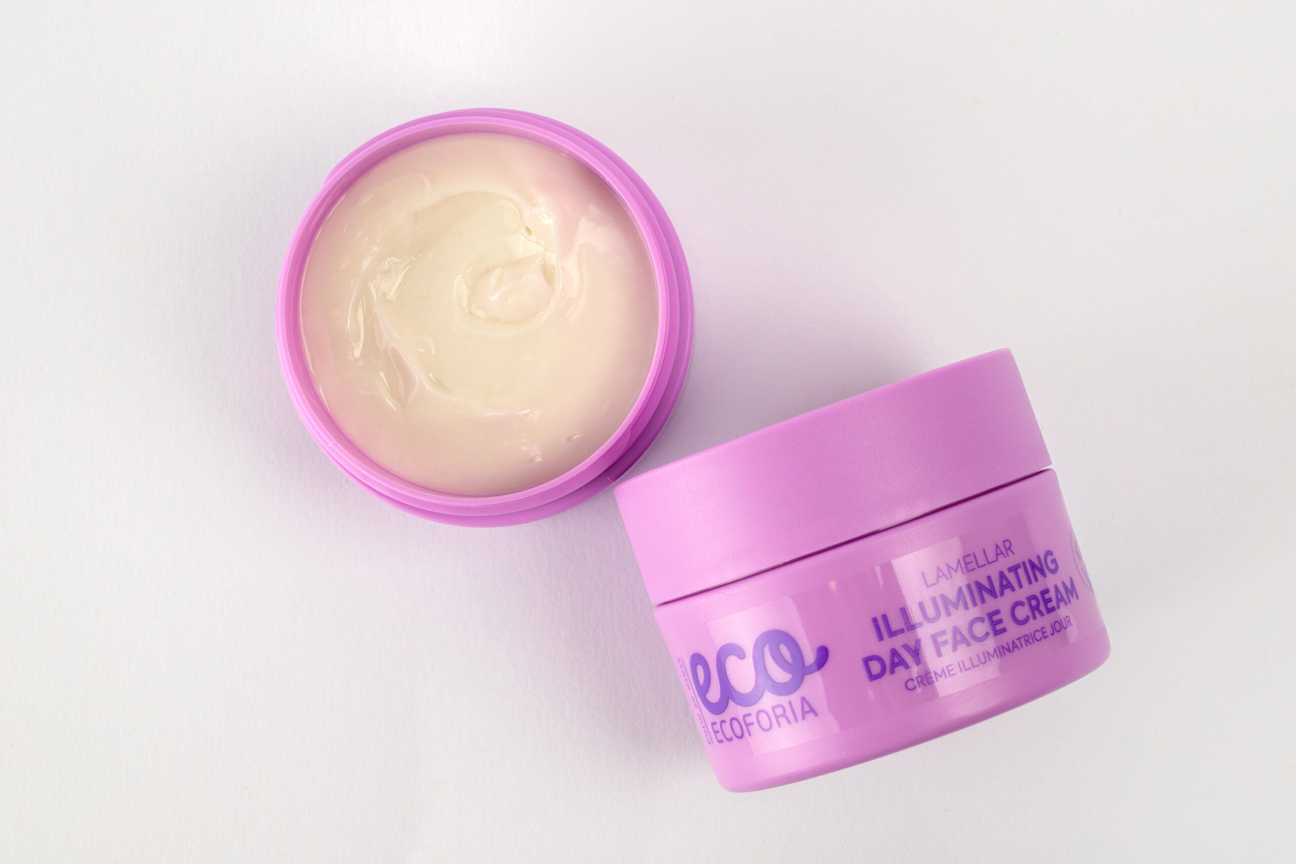 Ecoforia – Lavender Clouds – Lamellar Illuminating Day Face Cream, 50 ml