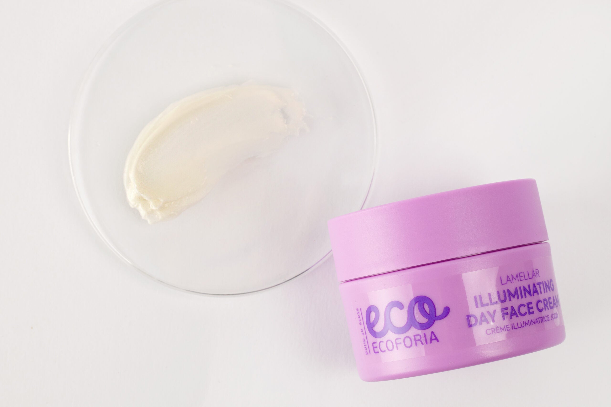 Ecoforia – Lavender Clouds – Lamellar Illuminating Day Face Cream, 50 ml