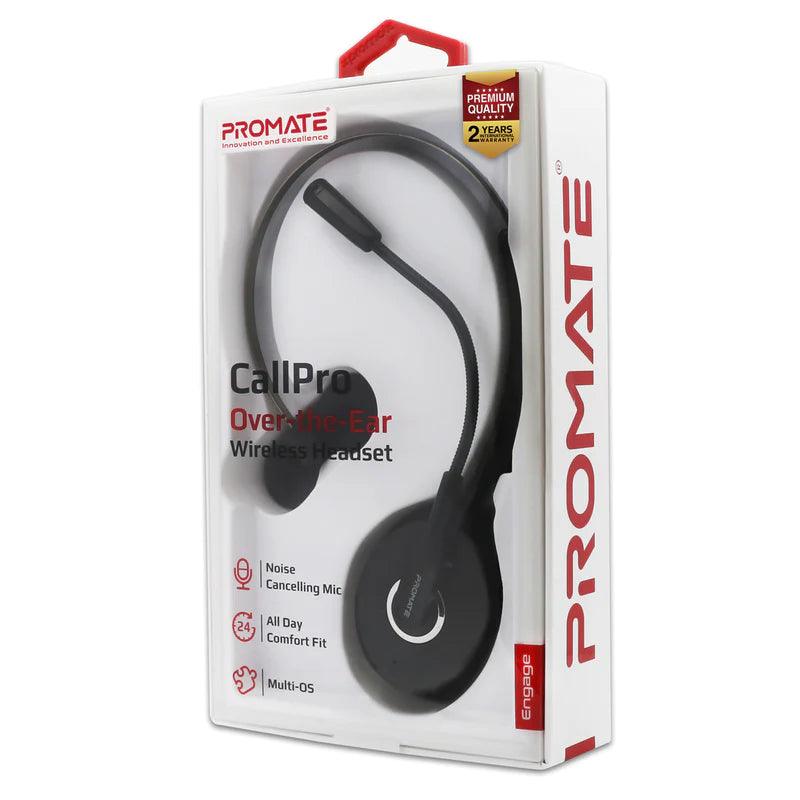 Promate Engage Mono Earphone HD Sound & All Day Comfort - Black