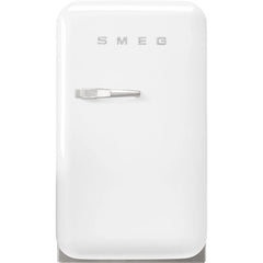 Smeg FAB5RWH6 Mini Refrigerator 50’s Style – White | 34L Retro Minibar