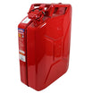 Jadever Heavy Duty 20L Metal Jerry Can Stainless Steel - Red
