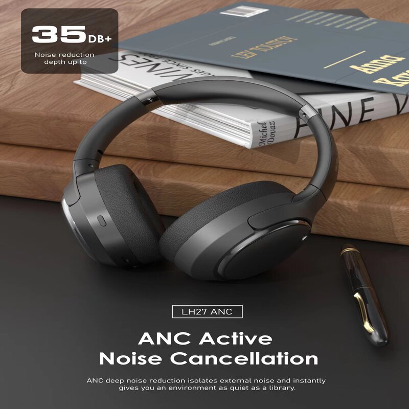 LENYES LH27 ANC Bluetooth Headset - Wireless Headphones