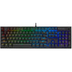 لوحة مفاتيح الألعاب الميكانيكية السلكية Corsair K60 RGB PRO كاملة الحجم باللون الأسود بتصميم شفاف وأكثر سطوعًا - CHERRY MV