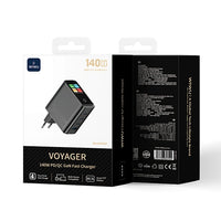 شاحن WiWU 140W GaN بعرض ذكي 3C1A سريع وآمن