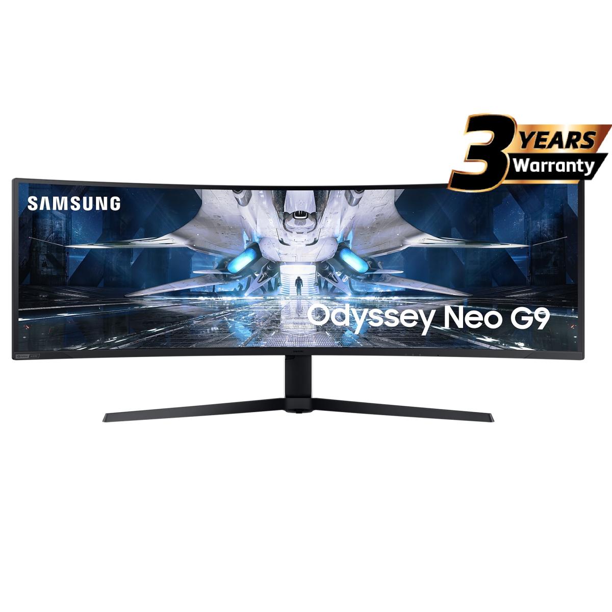 Samsung 49" Odyssey Neo G9 DQHD 240Hz 1ms G-Sync Compatible Quantum HDR2000 Curved Gaming Monitor