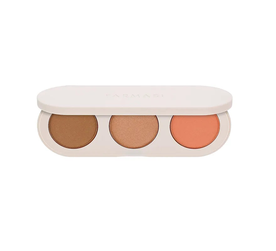 Farmasi Peach Bite Palette – Blush, Bronzer & Highlighter