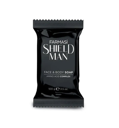صابون Farmasi Shield Man للوجه والجسم – انتعاش رجولي
