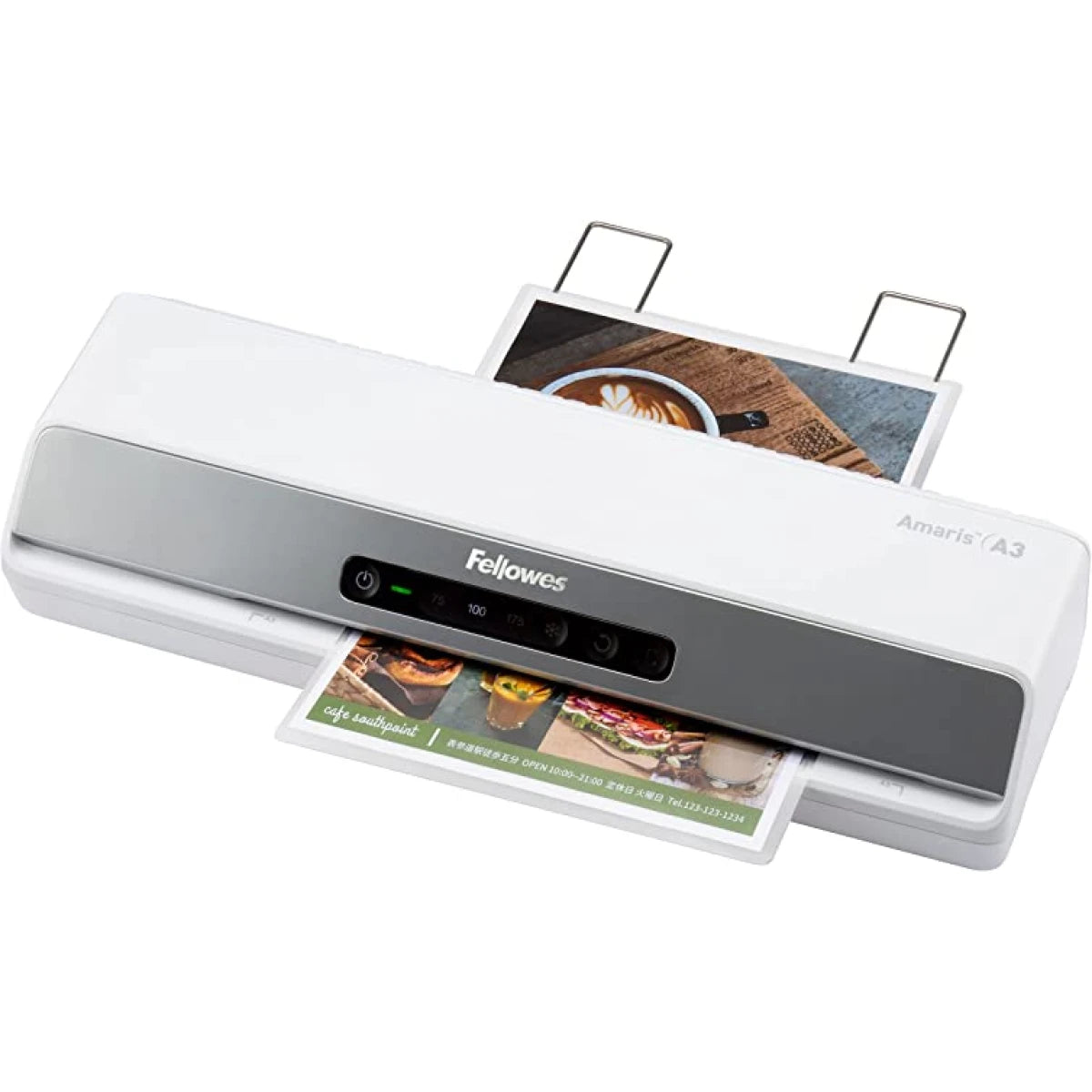 Fellowes Amaris A3 Laminator / laminate in just 60 seconds - White