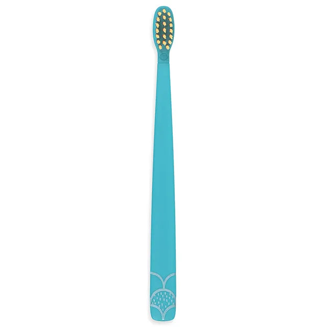 Flipper - Fun Animal Toothbrush With Holder for Kids - Cow (Colour May Vary)