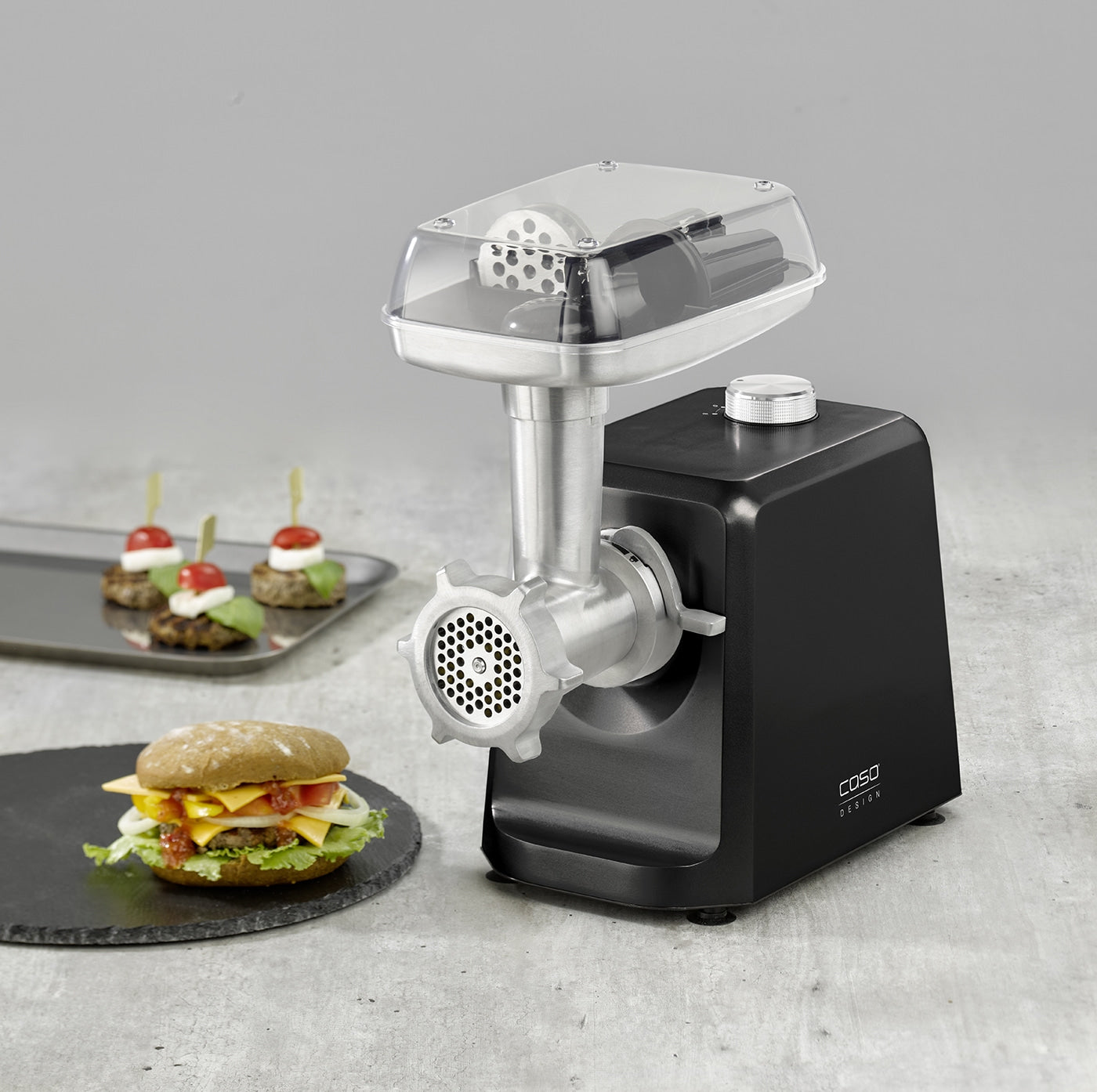 CASO Meat Mincer with Powerful 2500 Watt Motor Durable Titanium Blade