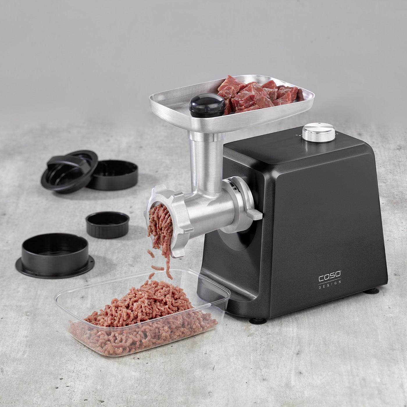 CASO Meat Mincer with Powerful 2500 Watt Motor Durable Titanium Blade