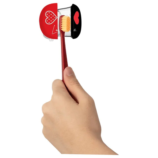 فرشاة أسنان Flipper 2 في 1 مع غطاء | مزدوجة للزوجين
