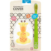 Flipper - Fun Animal Toothbrush With Holder for Kids - Giraffe (Colour May Vary)