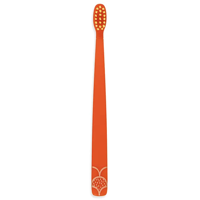 Flipper Fun Animal Toothbrush with Holder for Kids - Penguin (Self-Opening Cover)