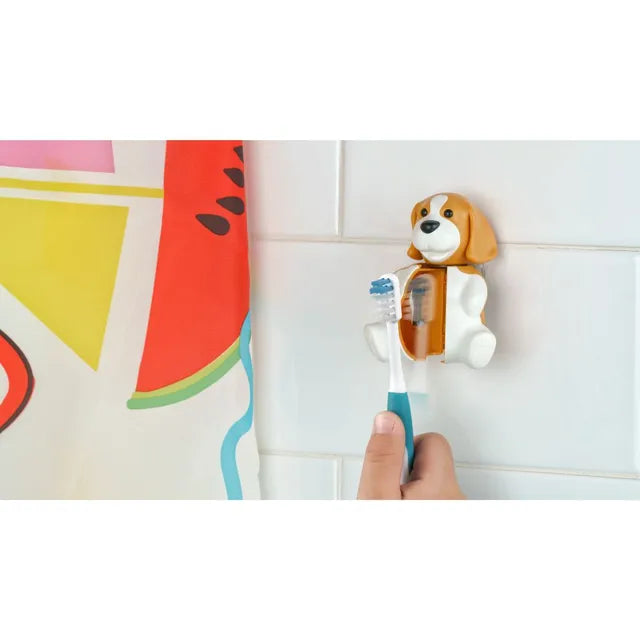 حامل فرشاة أسنان Flipper صحي للأطفال - تصميم بيجل