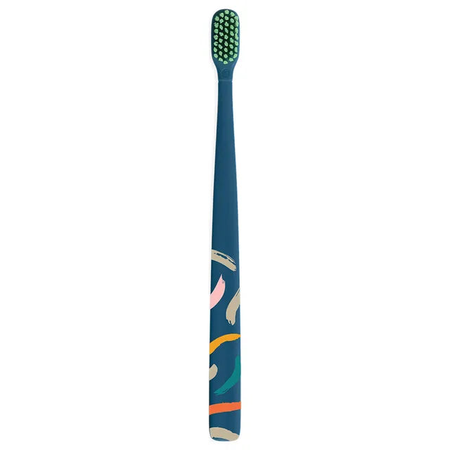 فرشاة أسنان Flipper Twigo مع غطاء | أزرق محيطي