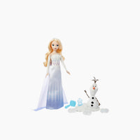 Mattel Frozen Fashion Dolls – Elsa and Olaf Snow Dough