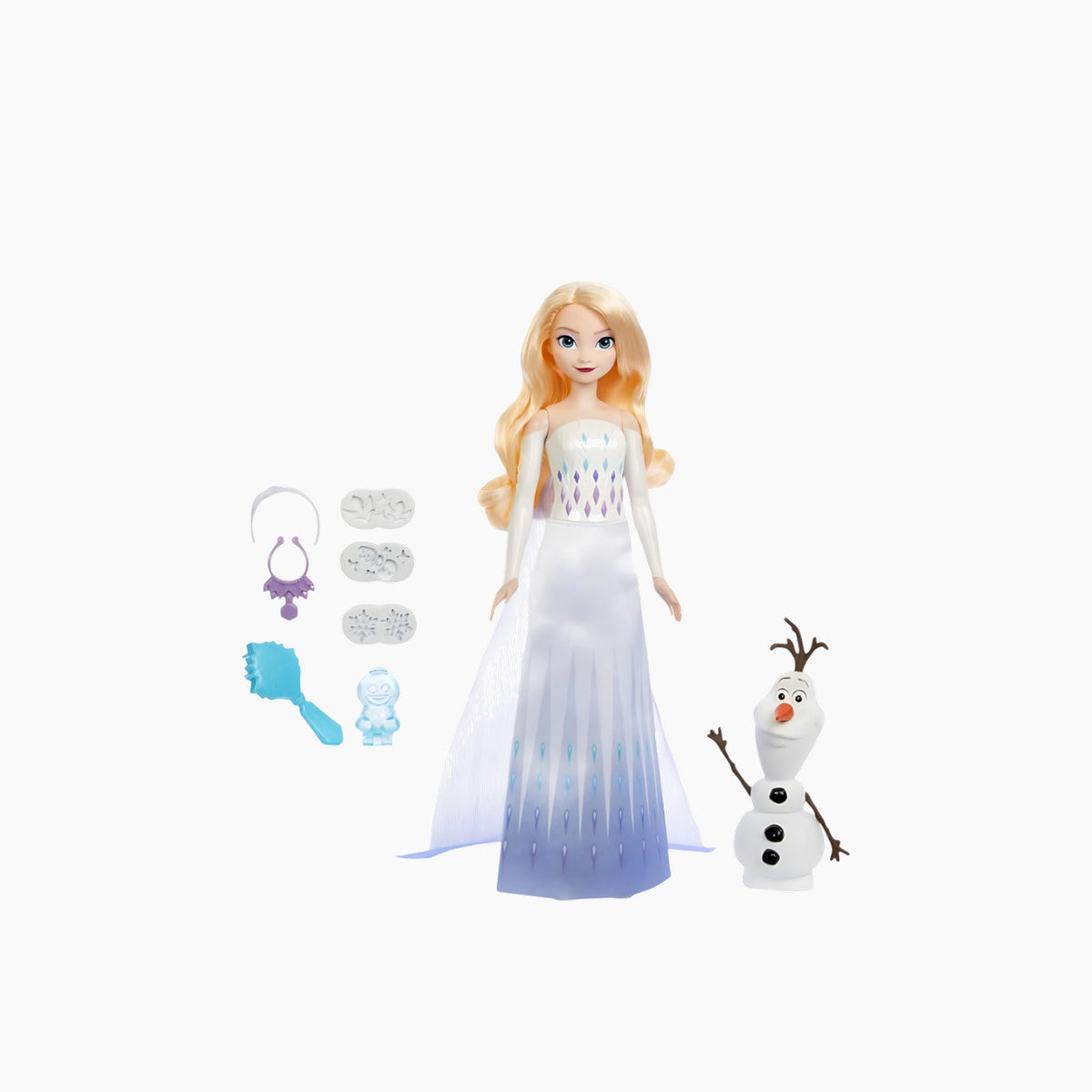 Mattel Frozen Fashion Dolls – Elsa and Olaf Snow Dough