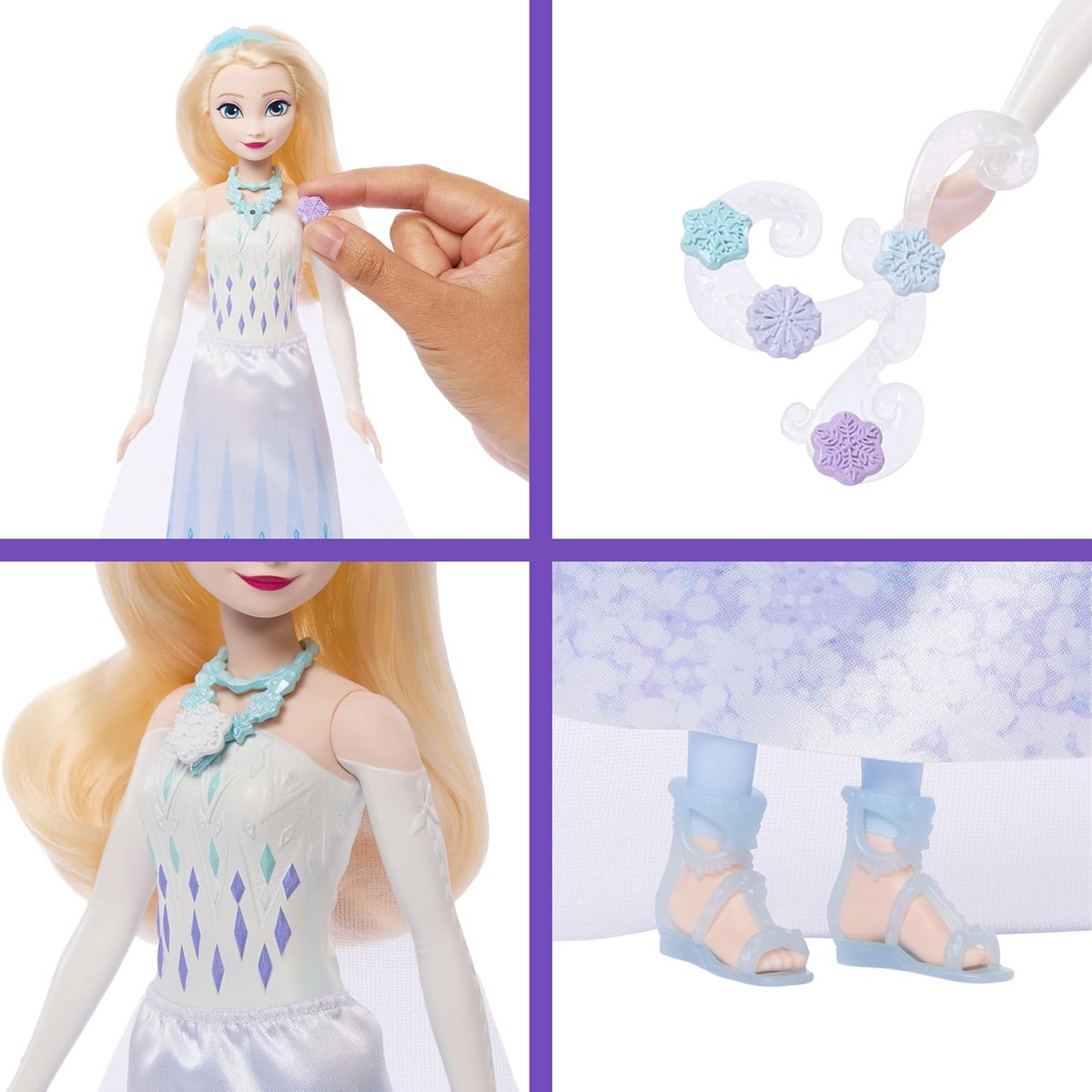 Mattel Frozen Fashion Dolls Spin and Reveal Elsa