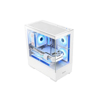 صندوق ألعاب Huntkey G35 - تصميم أبيض أنيق، أداء قوي