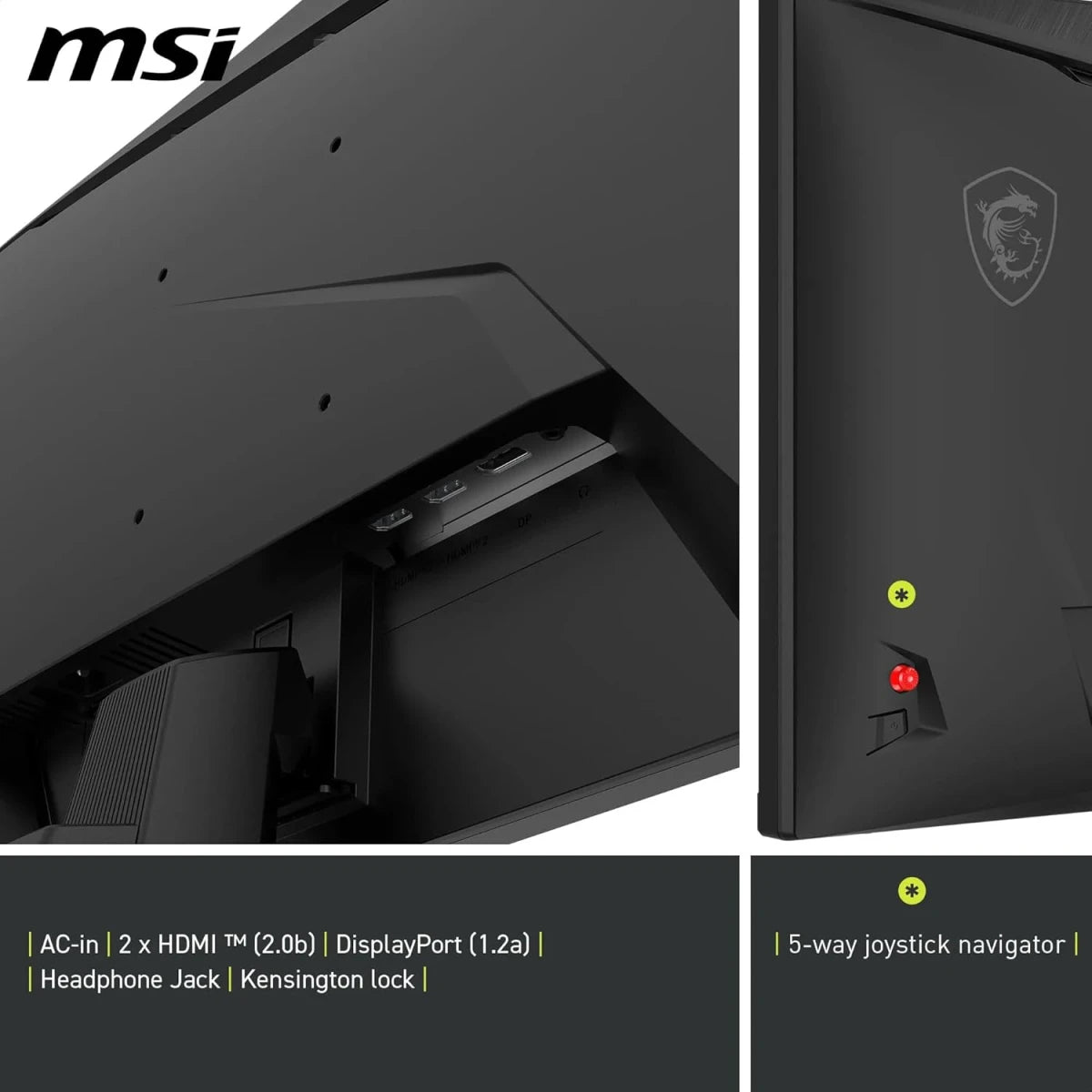 MSI MAG 272F X24 27″ Gaming Monitor – 240Hz Rapid IPS, FHD, 0.5ms, HDMI 2.0b & DisplayPort 1.2a