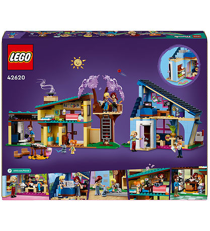 LEGO فريندز – منازل عائلتي أولي وبيزلي 42620 – 1126