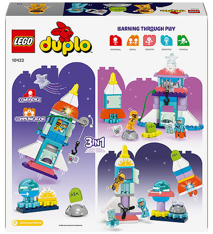 LEGO® DUPLO® 3in1 Space Shuttle Adventure 10422 - 58 Pieces LEGO® DUPLO® 3in1 Space Shuttle Adventure 10422 - 58 Pieces