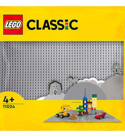 LEGO® Classic+ - Gray Baseplate 11024