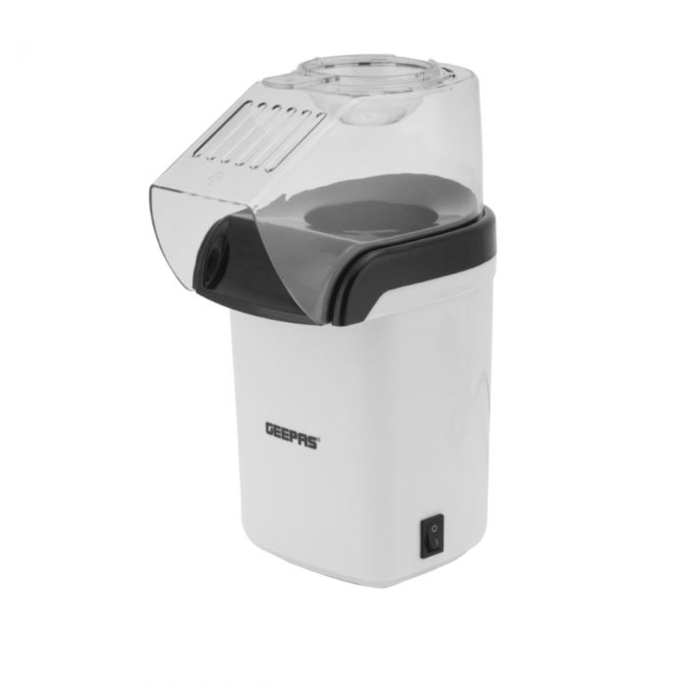 GEEPAS Oil-Free Popcorn Maker 1200W Elegant Design
