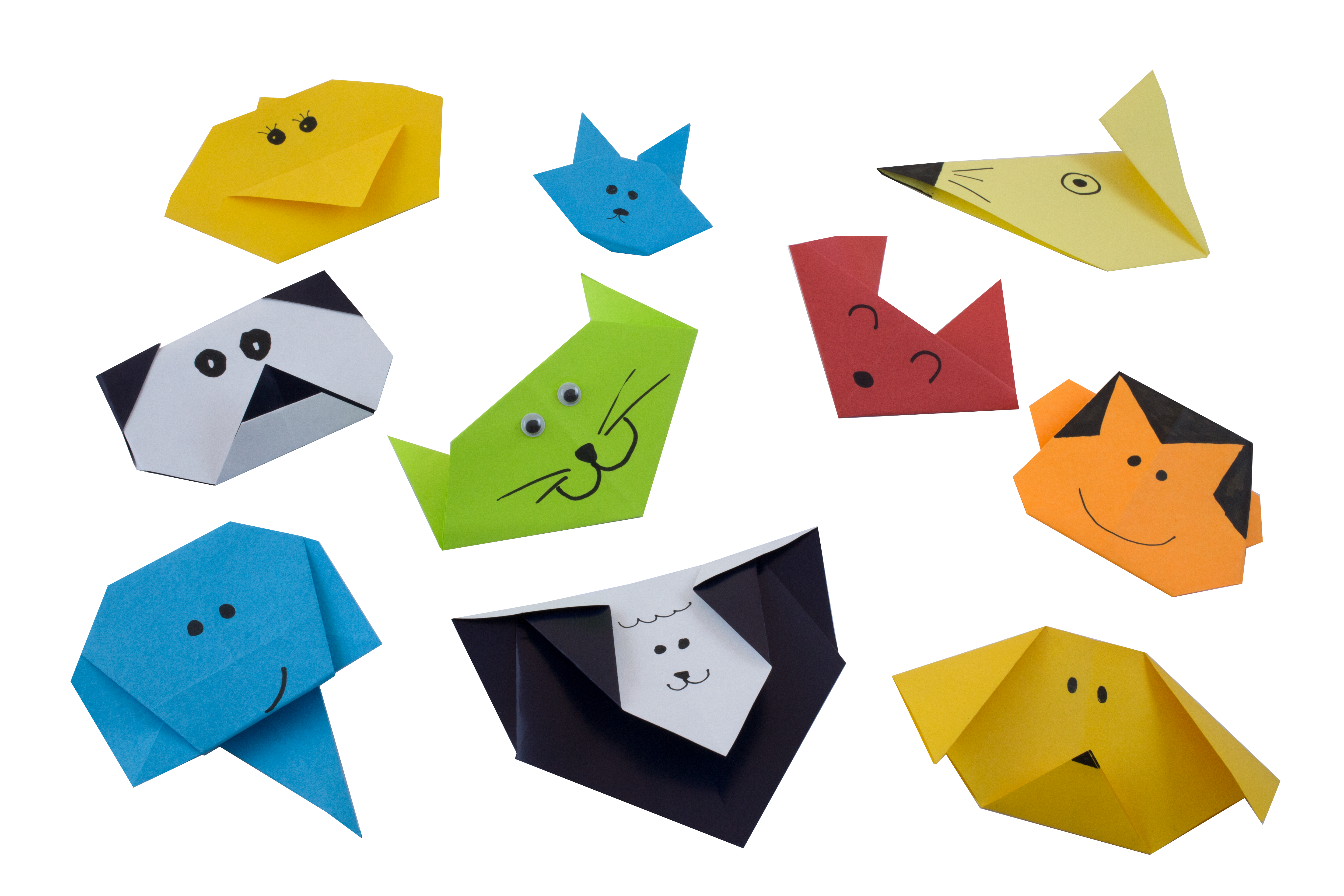 WARAGAMI Origami Animal Faces Theme Kit صندوق ورقامي لفن الأوريجامي- وجوه الحيوانات