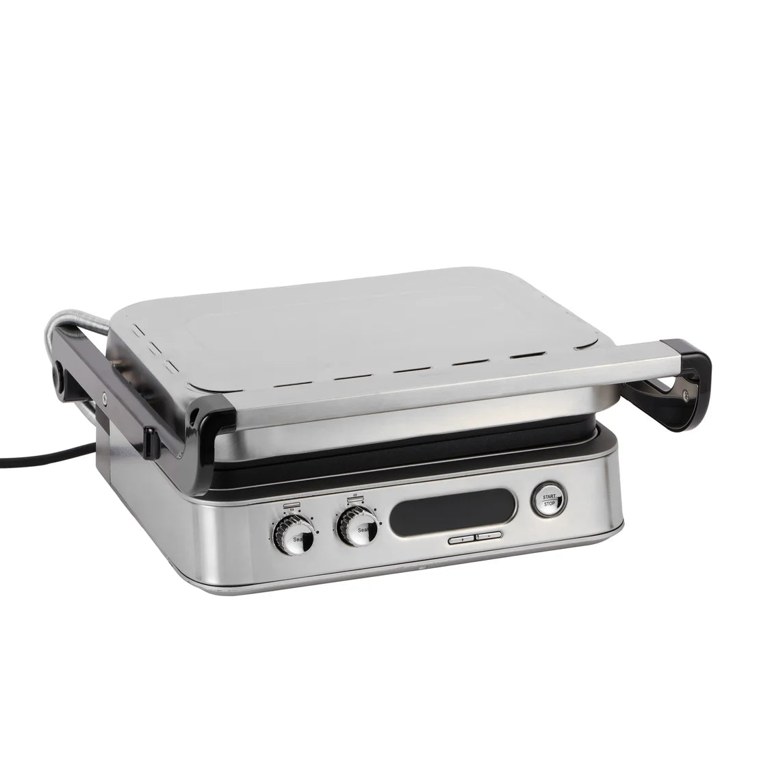 Geepas 2170W Digital Stainless Steel Grill Maker, 180° Open BBQ, Silver GGM36516