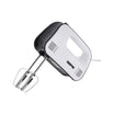 Geepas 150W Hand Mixer, 3 Speeds, Overheat Protection, Black/White GHM43030
