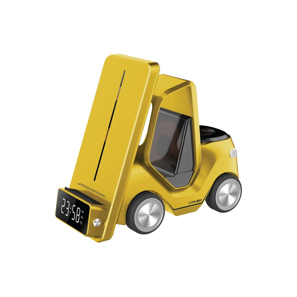 Green Lion 5-in-1 Wireless Charger Stand – Forklift Design Green Lion 5-in-1 Wireless Charger Stand – Forklift Design