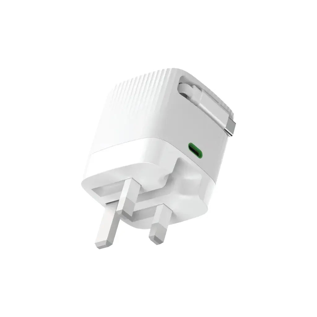 Green Lion GaN 65W Charger with Retractable USB-C Cable Green Lion GaN 65W Charger with Retractable USB-C Cable