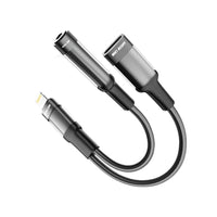 Green Lion 2in1 Lightning Audio & Charge Adapter - 12CM