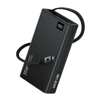 Green Lion 35W 10000mAh Retractable Power Bank