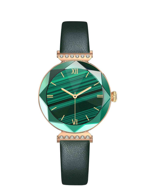 Green Lion Swarovski Smart Watch Elegant & Smart - Green