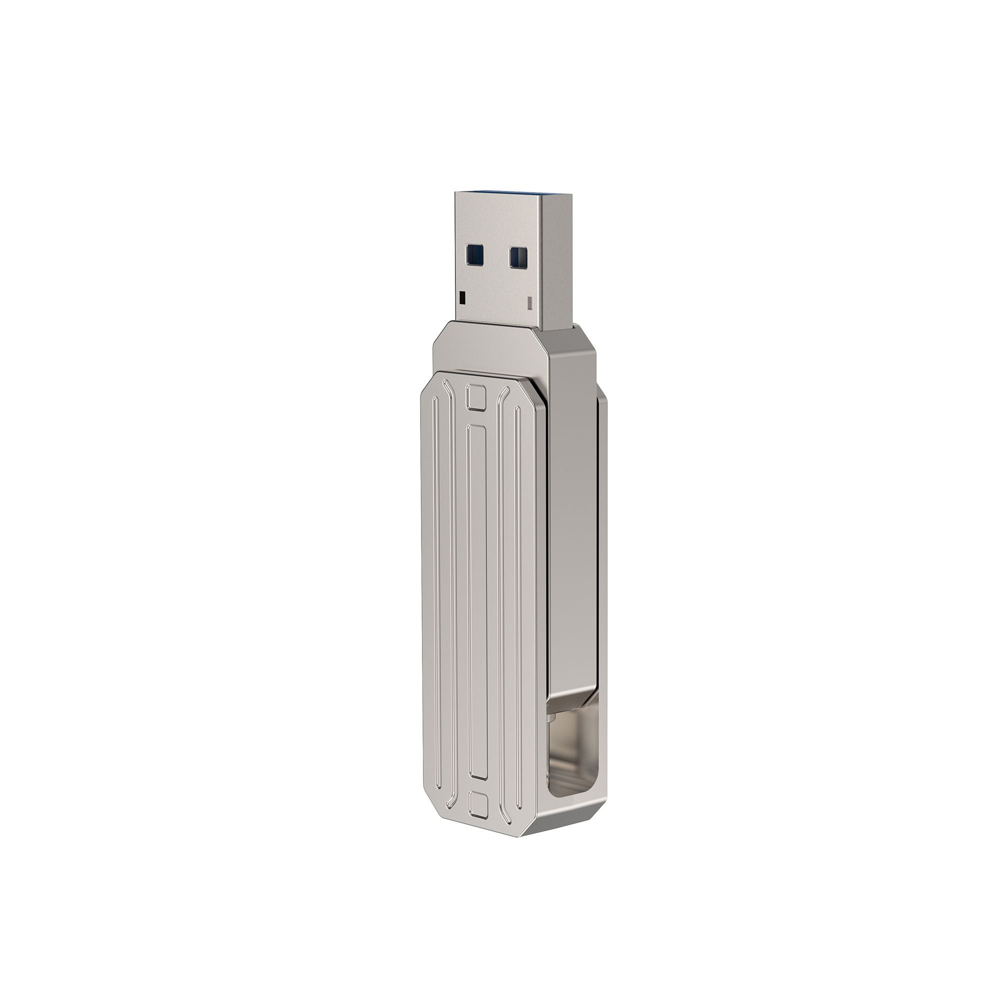 WIWU Infinite 2in1 USB3.2 Flash Drive 64GB Fast & Versatile - Silver