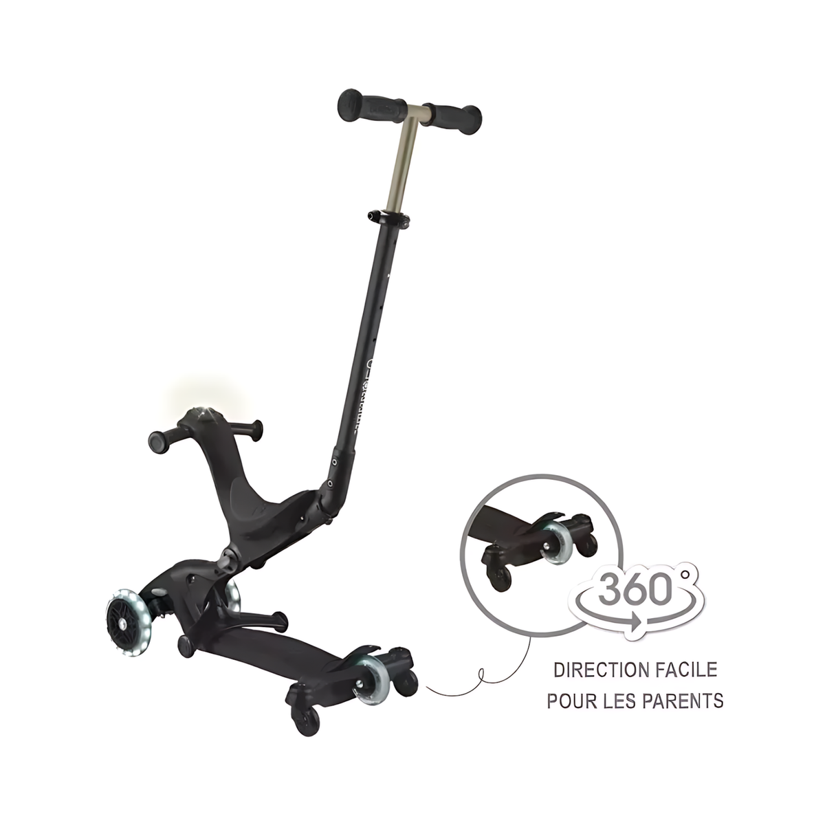 Globber Go Up Deluxe Lights 360° Scooter