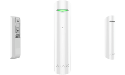 Ajax GlassProtect Wireless Glass Break Detector White