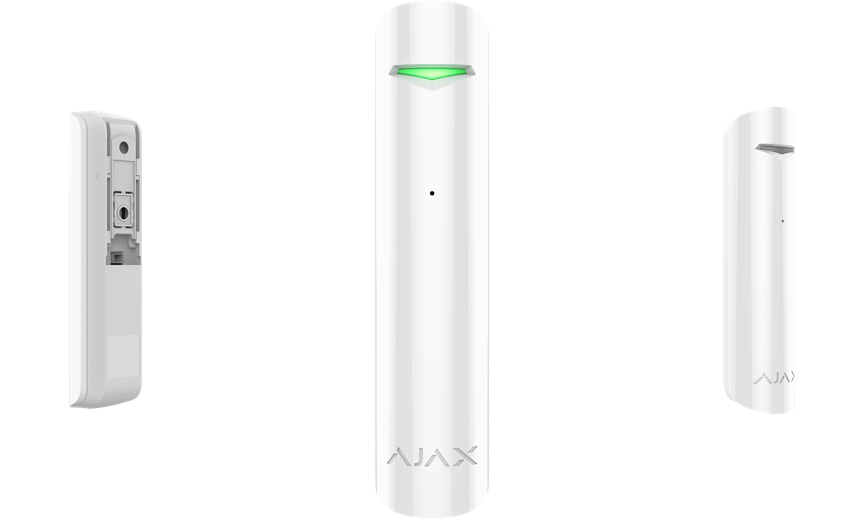 Ajax GlassProtect Wireless Glass Break Detector White
