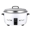 Geepas 10L Commercial Rice Cooker, Cook & Warm Function, Non-Stick Pot, White GRC4323