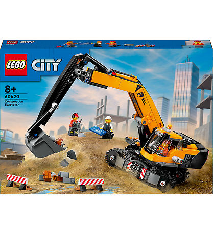 LEGO سيتي – حفارة البناء الصفراء 60420 – 633 قطعة