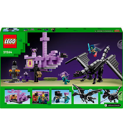 LEGO® Minecraft - The Ender Dragon & End Ship 21264 - 657 pcs LEGO® Minecraft - The Ender Dragon & End Ship 21264 - 657 pcs