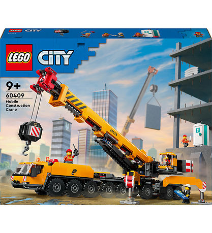 LEGO سيتي – رافعة بناء متحركة صفراء 60409 – 1116 قطعة