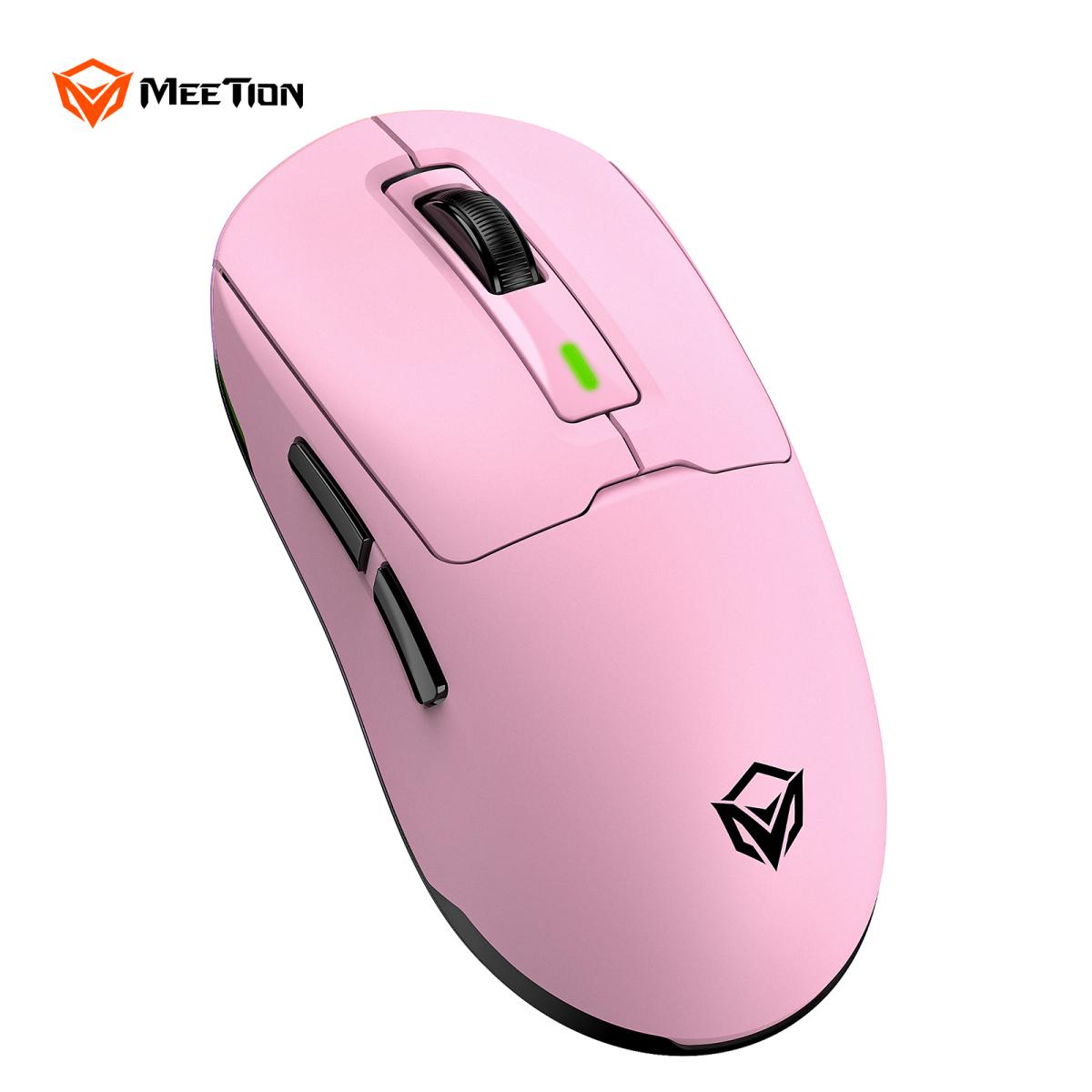 Meetion Air GW24 2.4G Bluetooth & Wired Gaming Mouse - Black