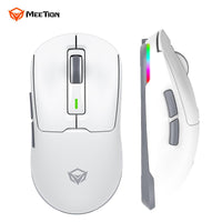 ماوس ألعاب Meetion Air GW24 بلوتوث 2.4G وسلكي - أسود